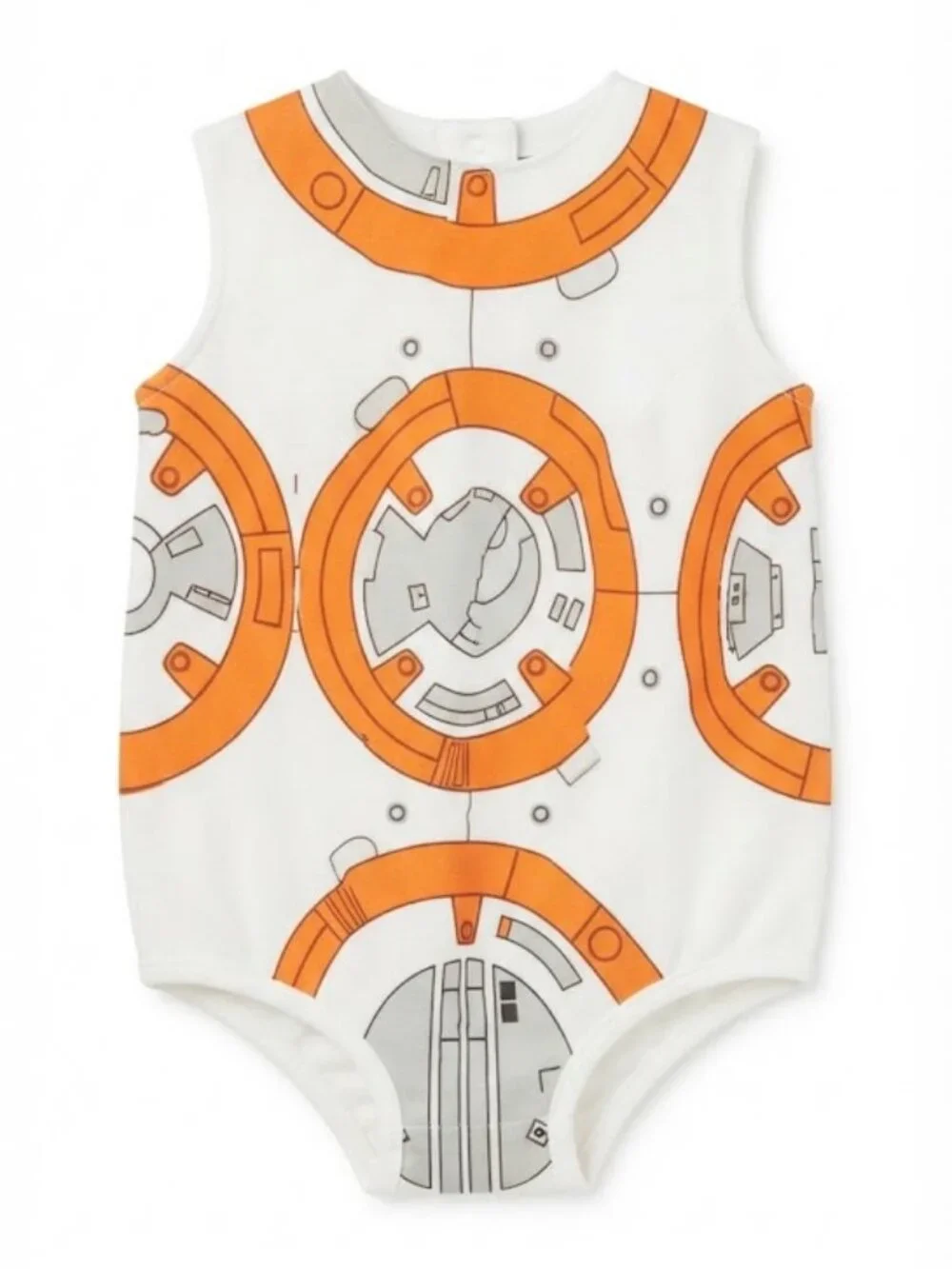 Star Wars BB-8 Baby Romper Sleeveless Bodysuit Infant Size 2T Costume